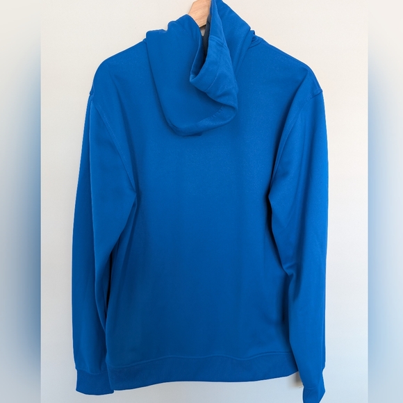 Burton Snowboard Company Dryride Hoodie Men's Medium Blue Pullover Spellout - Picture 7 of 13